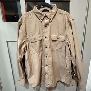 Carhartt Beige Loose Fit Work Shirt